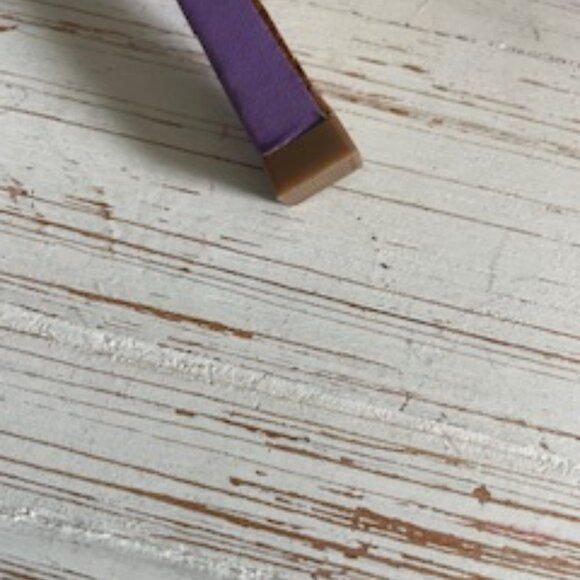 Gianni Bini Women's Bibby Sandals Lilac Woven Leather Corded Square Toe Slip On - Picture 6 of 6